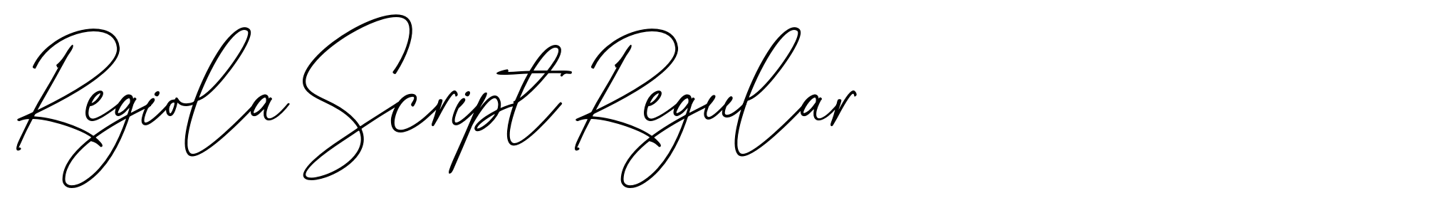 Regiola Script Regular image